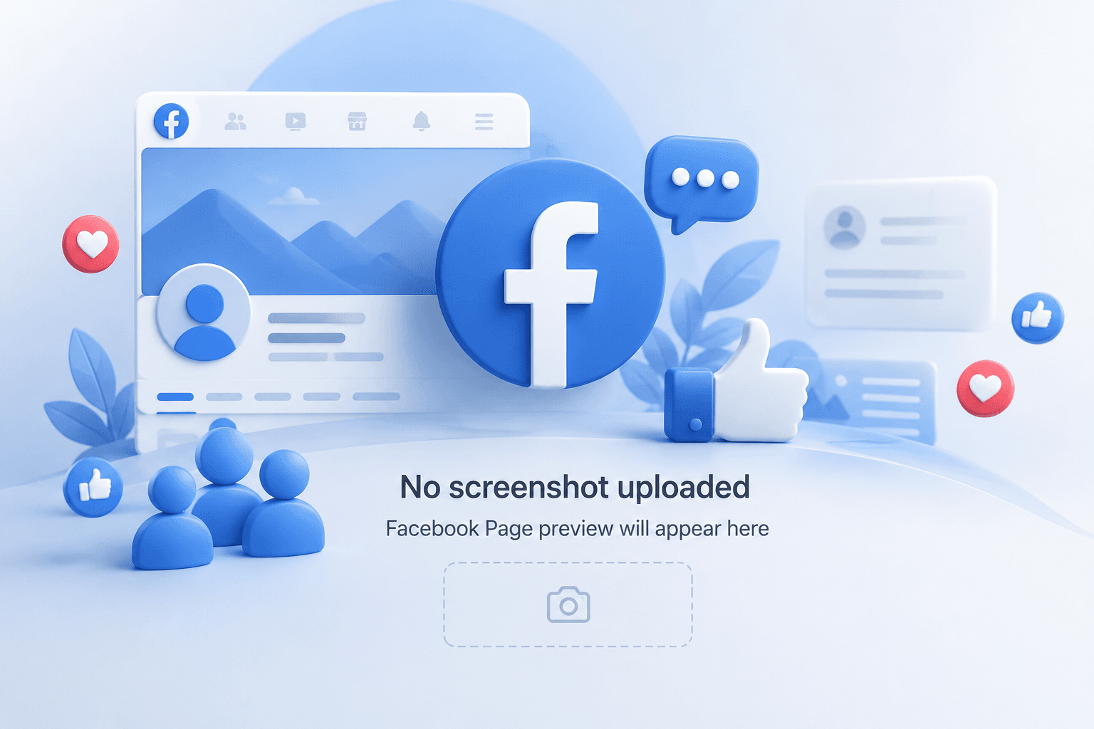 Facebook page placeholder