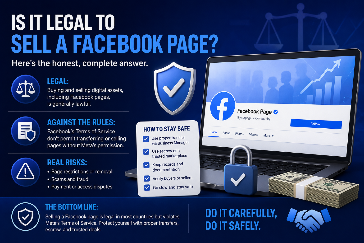 Is It Legal to Sell a Facebook Page? The Complete 2026 Answer